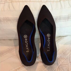 Rothy's Black “The Point”; Size 8.5